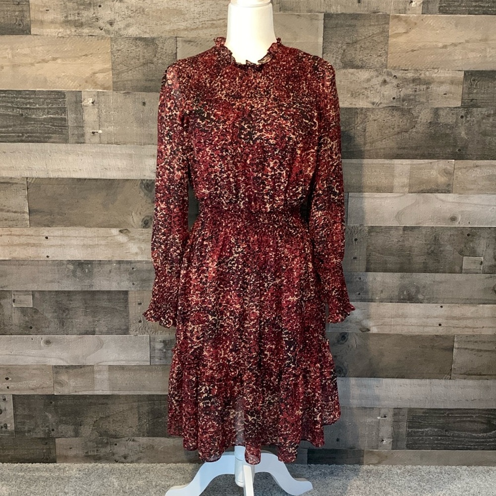 Just Taylor Long Sleeve Boho Dress Size 6 - Picture 16 of 16